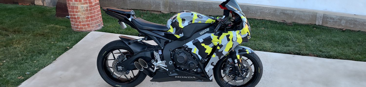 Motorcycle Camo Wraps