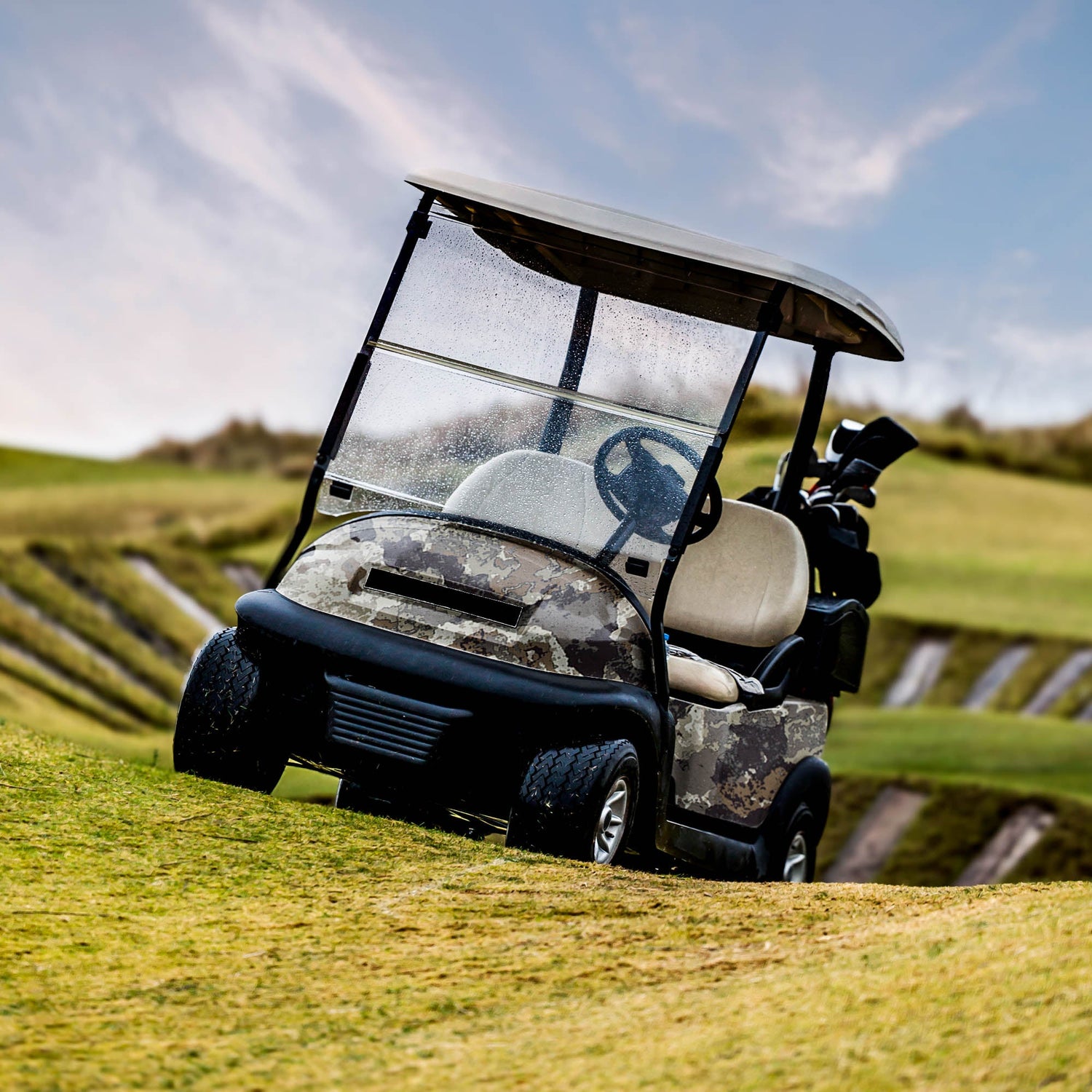 All Golf Cart Camo Vinyl Wraps