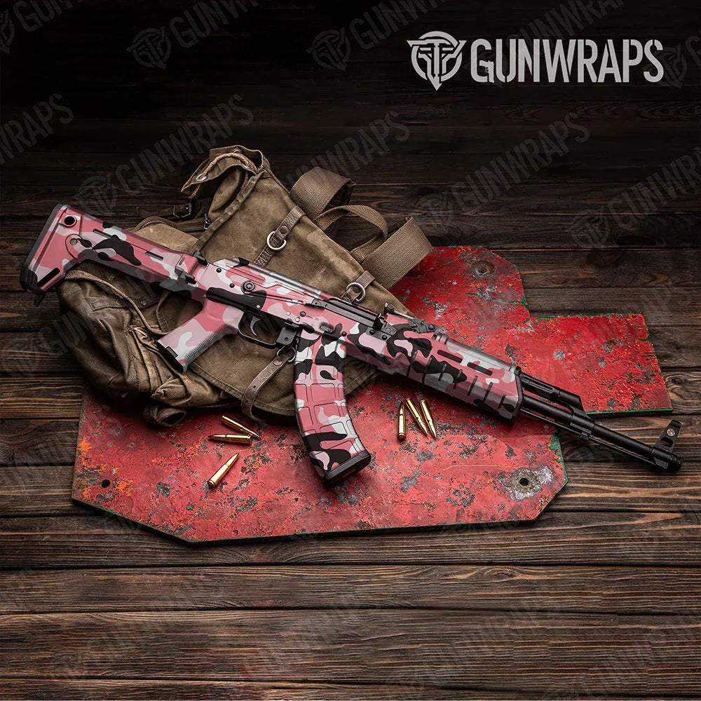 Classic Pink AK-47 Gun Skin Vinyl Wraps