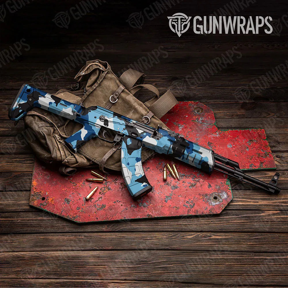 Cumulus Baby Blue AK-47 Gun Skin Vinyl Wraps