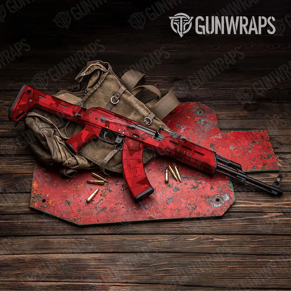 Cumulus Elite Red AK-47 Gun Skin Vinyl Wraps