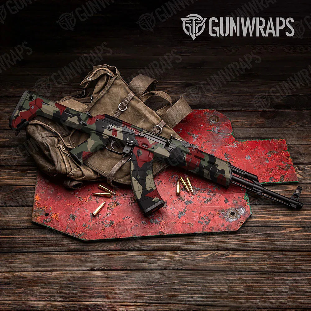 Cumulus Militant Red AK-47 Gun Skin Vinyl Wraps