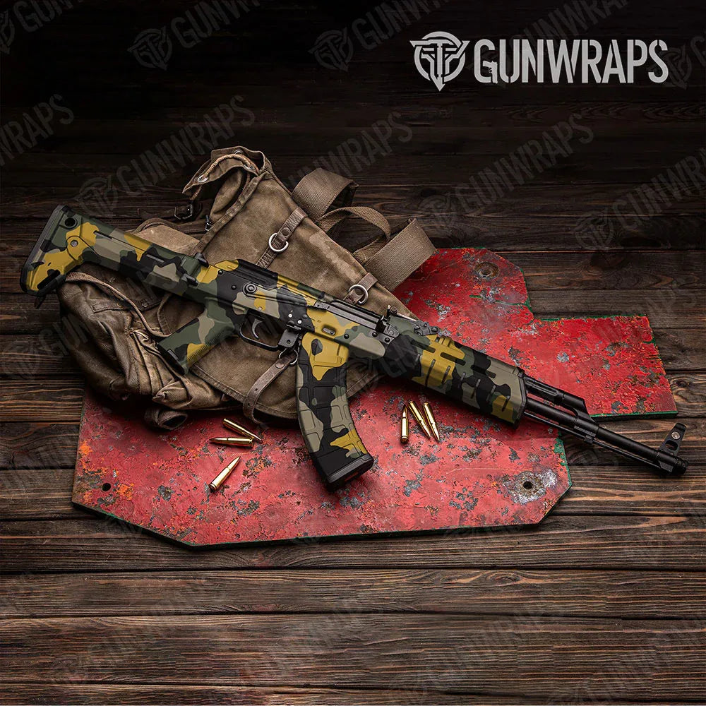 Cumulus Militant Yellow AK-47 Gun Skin Vinyl Wraps
