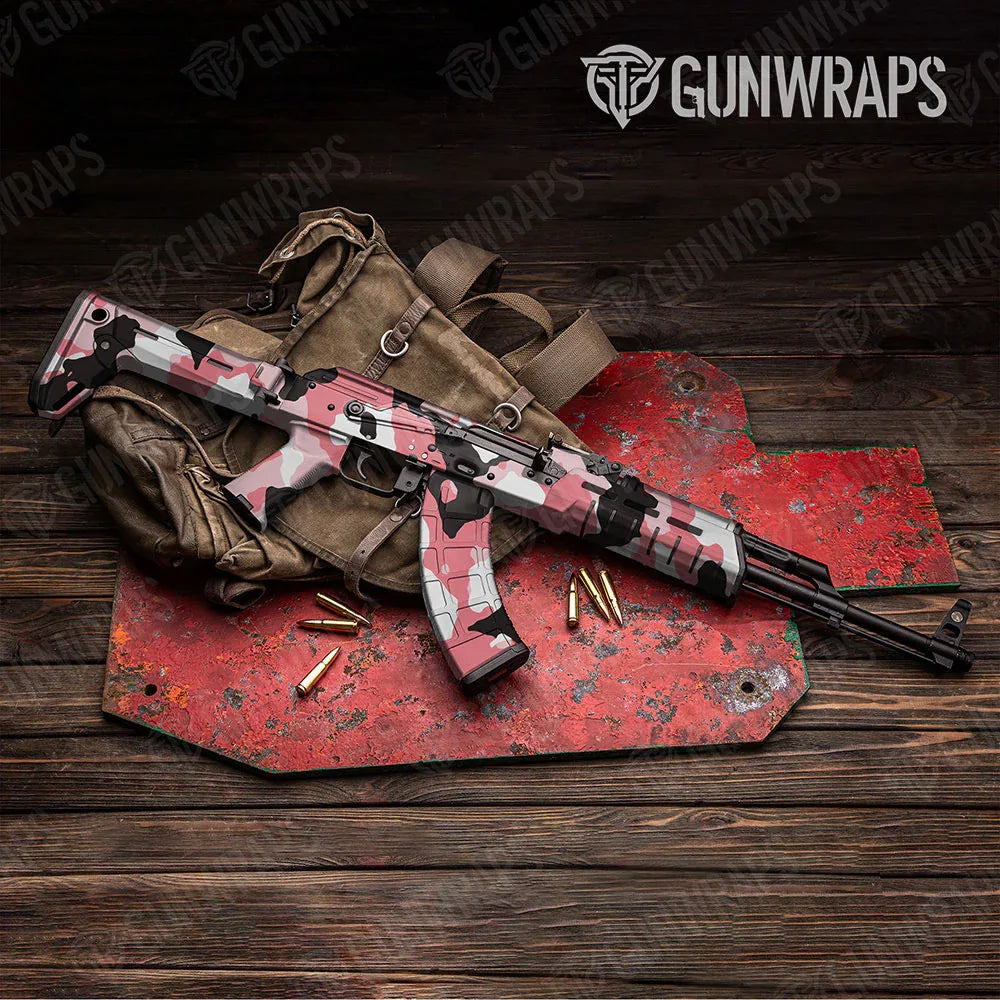 Cumulus Pink AK-47 Gun Skin Vinyl Wraps