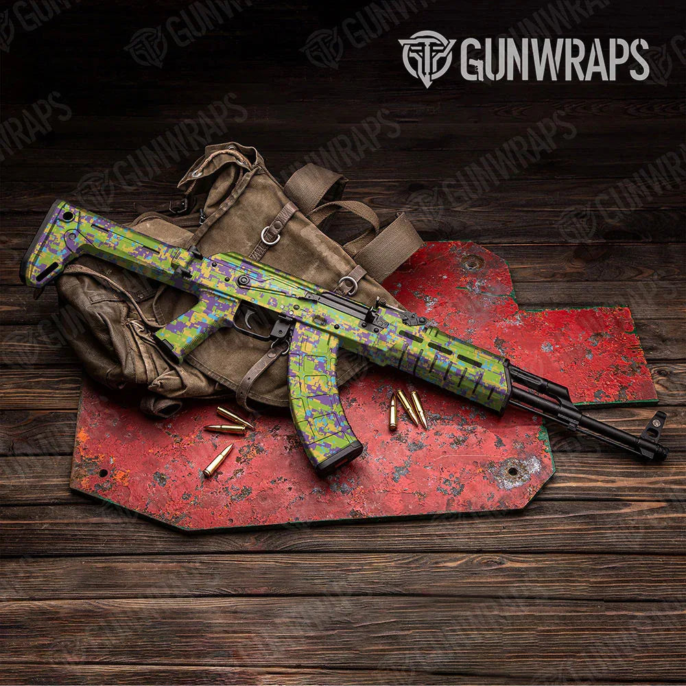Digital Carnival AK-47 Gun Skin Vinyl Wraps