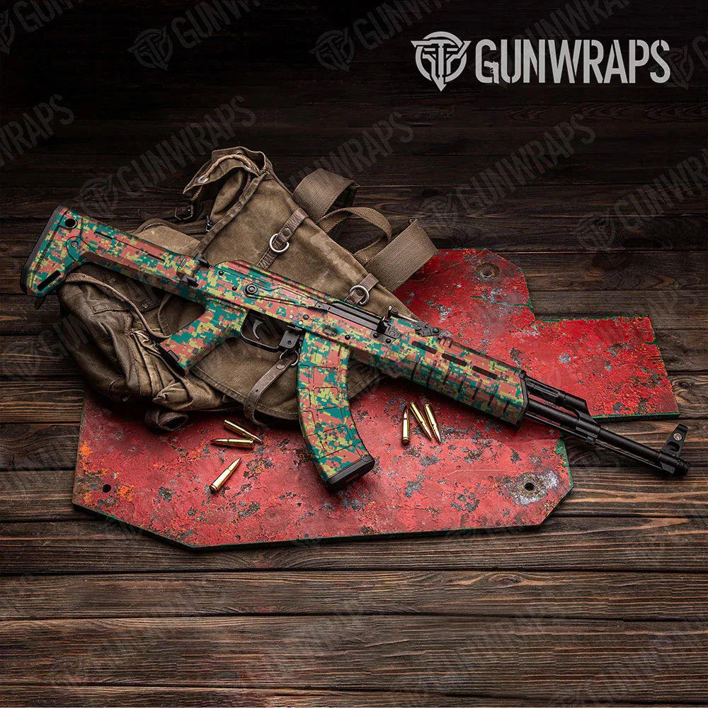 Digital Fiesta AK-47 Gun Skin Vinyl Wraps