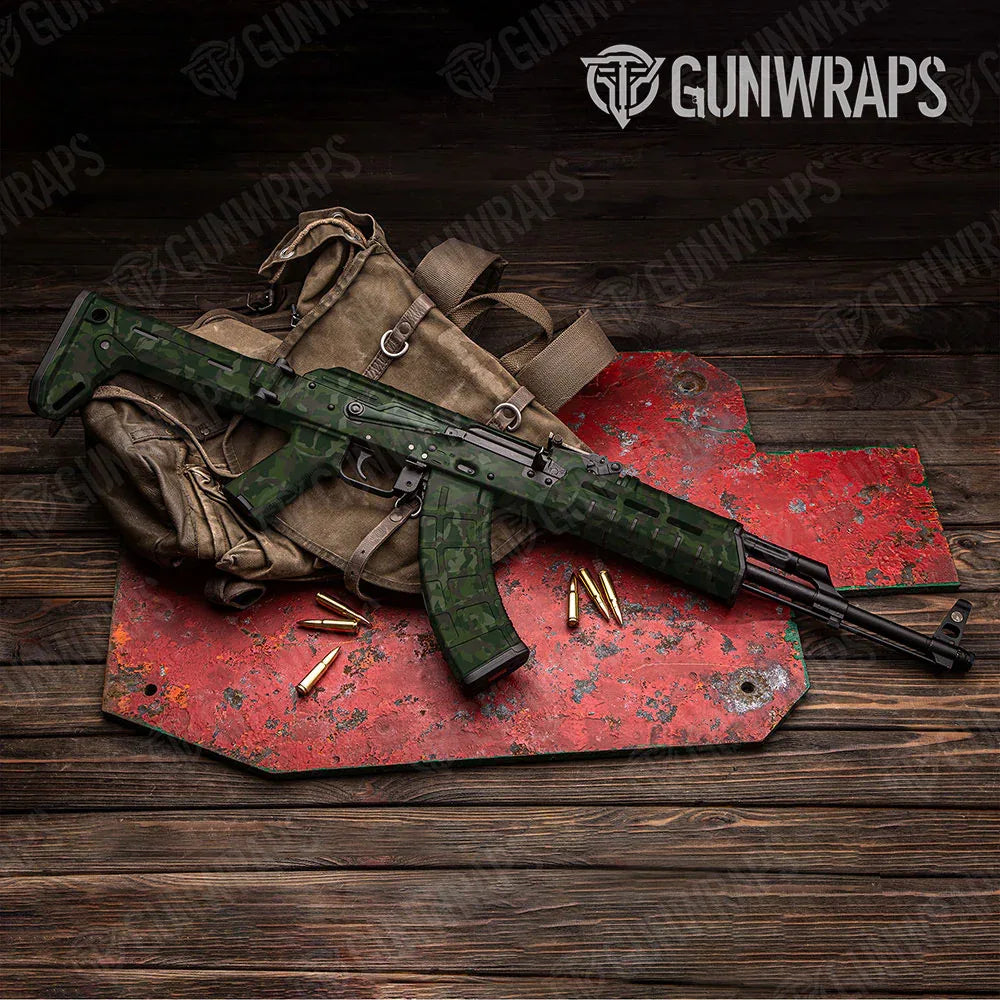 Erratic Army Dark Green AK-47 Gun Skin Vinyl Wraps