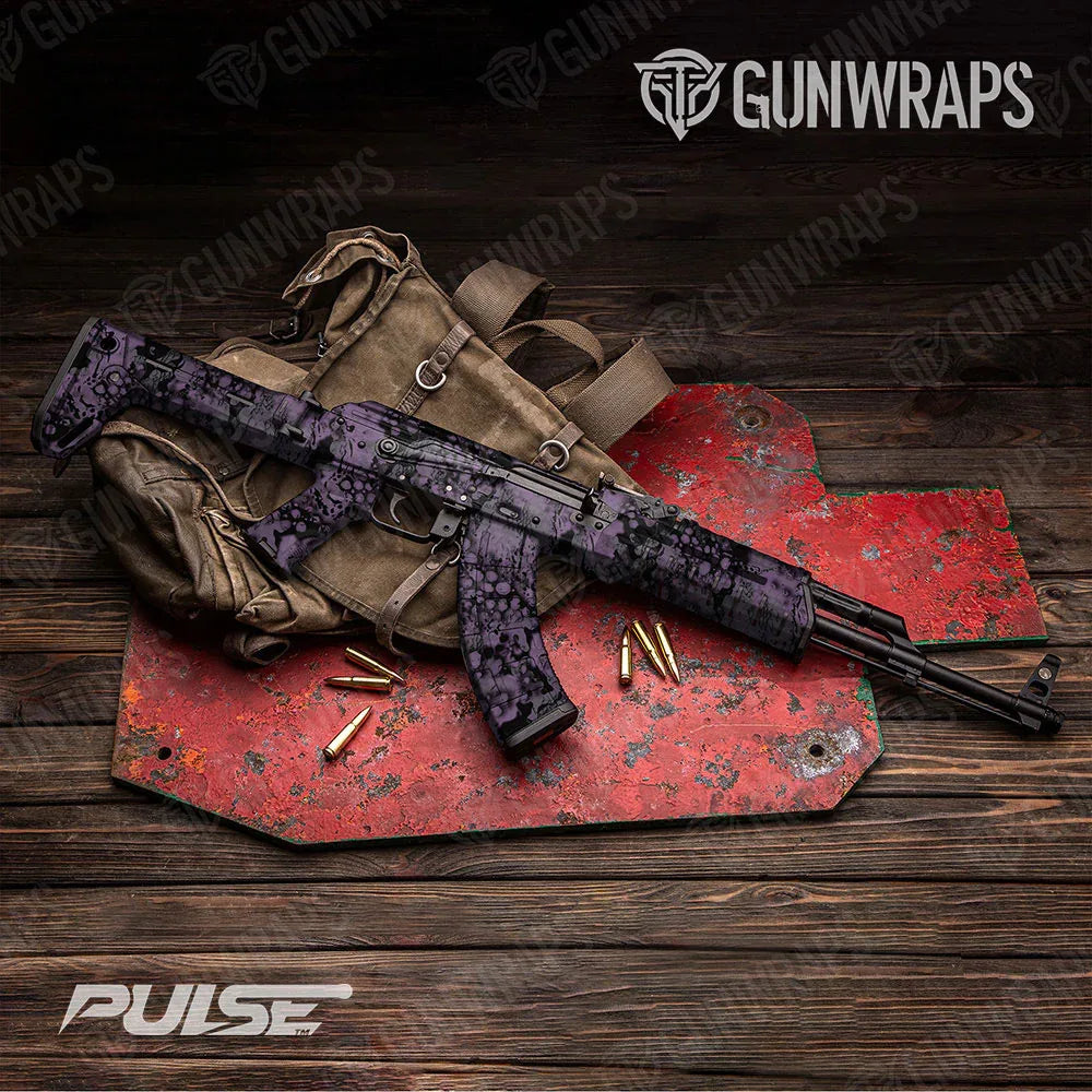 Pulse Galaxy AK-47 Gun Skin Vinyl Wraps