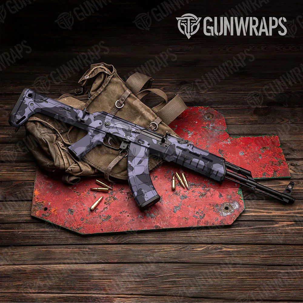 Ragged Lilac AK-47 Gun Skin Vinyl Wraps