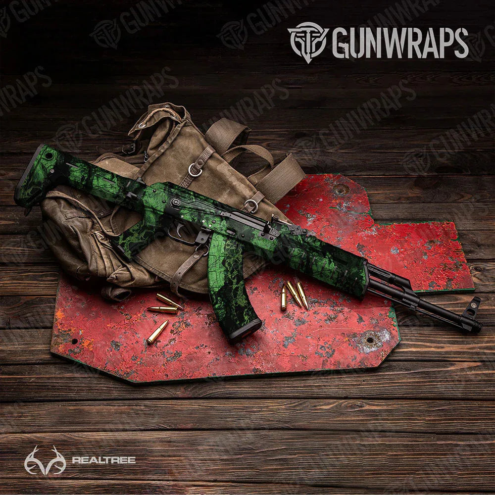 Realtree WAV3 Monster AK-47 Gun Skin Vinyl Wraps