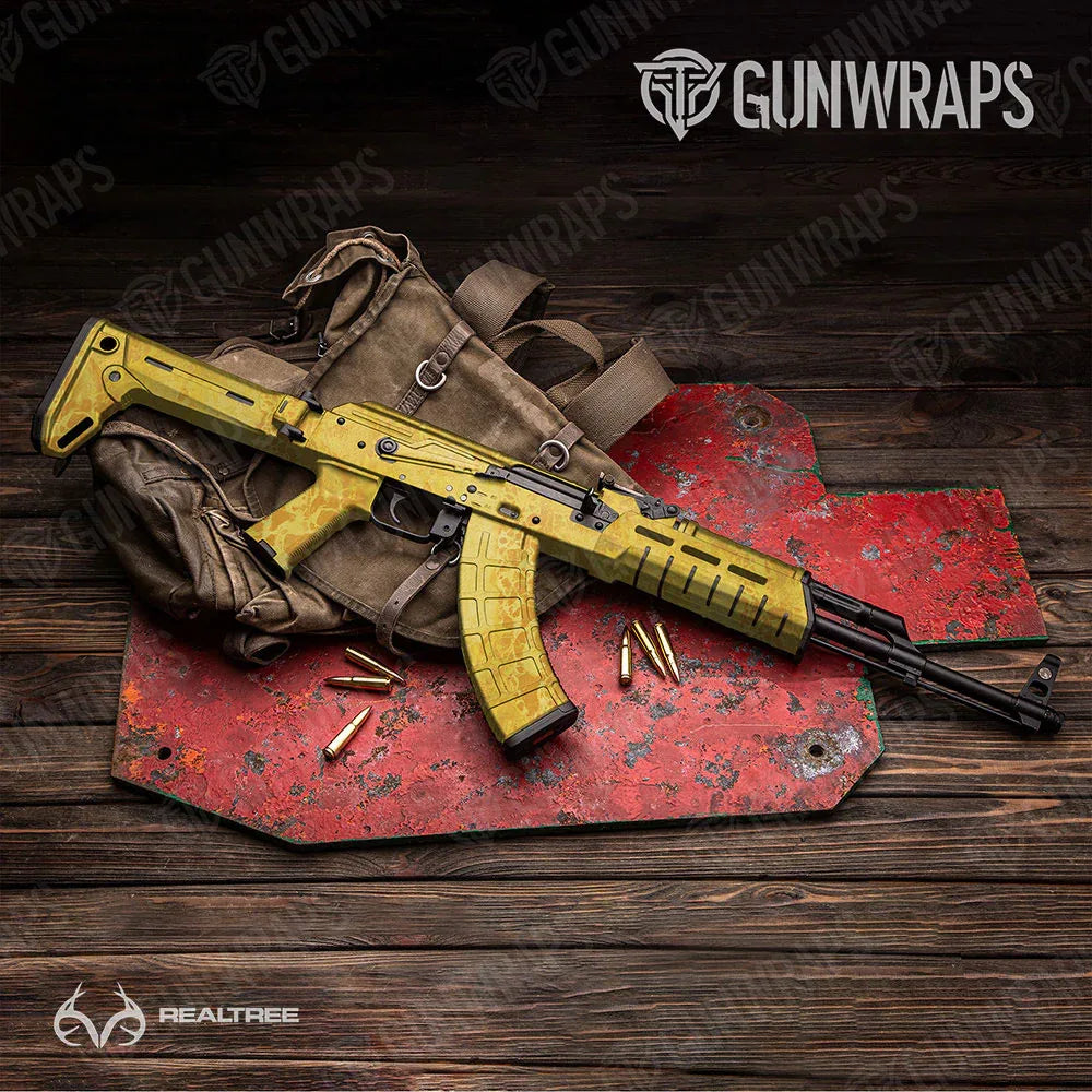 Realtree WAV3 Sunflower AK-47 Gun Skin Vinyl Wraps