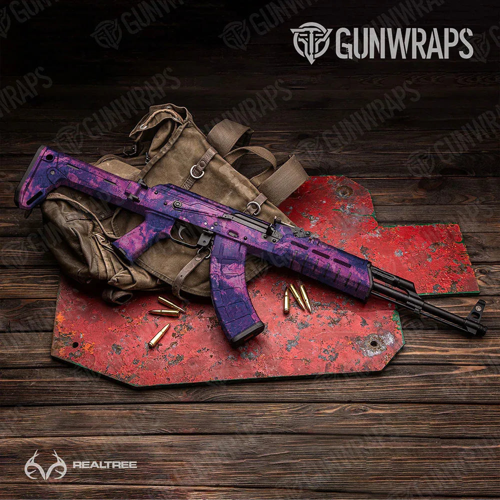 Realtree XTREME Galaxy AK-47 Gun Skin Vinyl Wraps