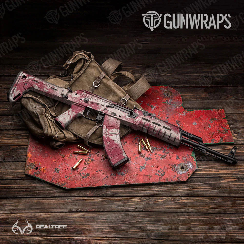 Realtree XTREME Viva Magenta AK-47 Gun Skin Vinyl Wraps