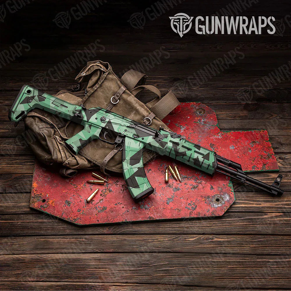 Shattered Mint Chocolate Chip AK-47 Gun Skin Vinyl Wraps