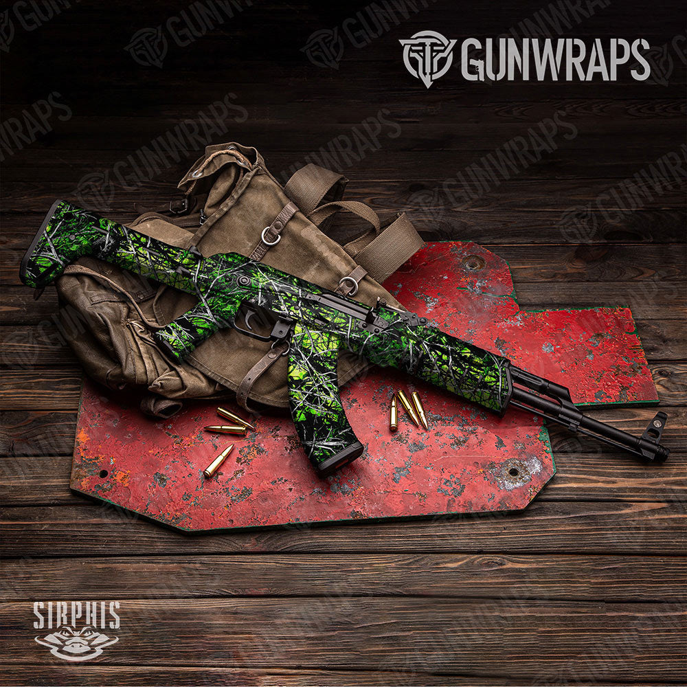 Sirphis Toxic AK-47 Gun Skin Vinyl Wraps