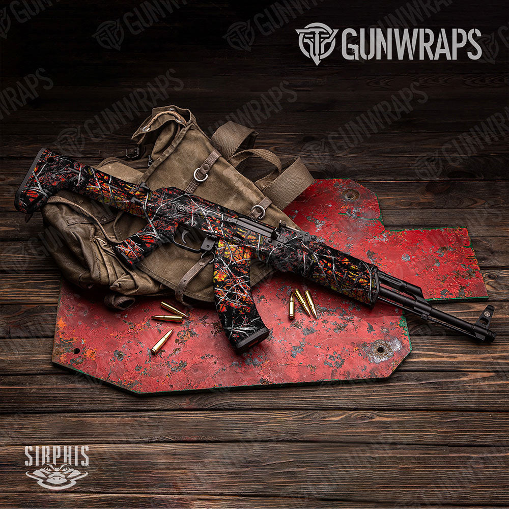 Sirphis Wildfire AK-47 Gun Skin Vinyl Wraps