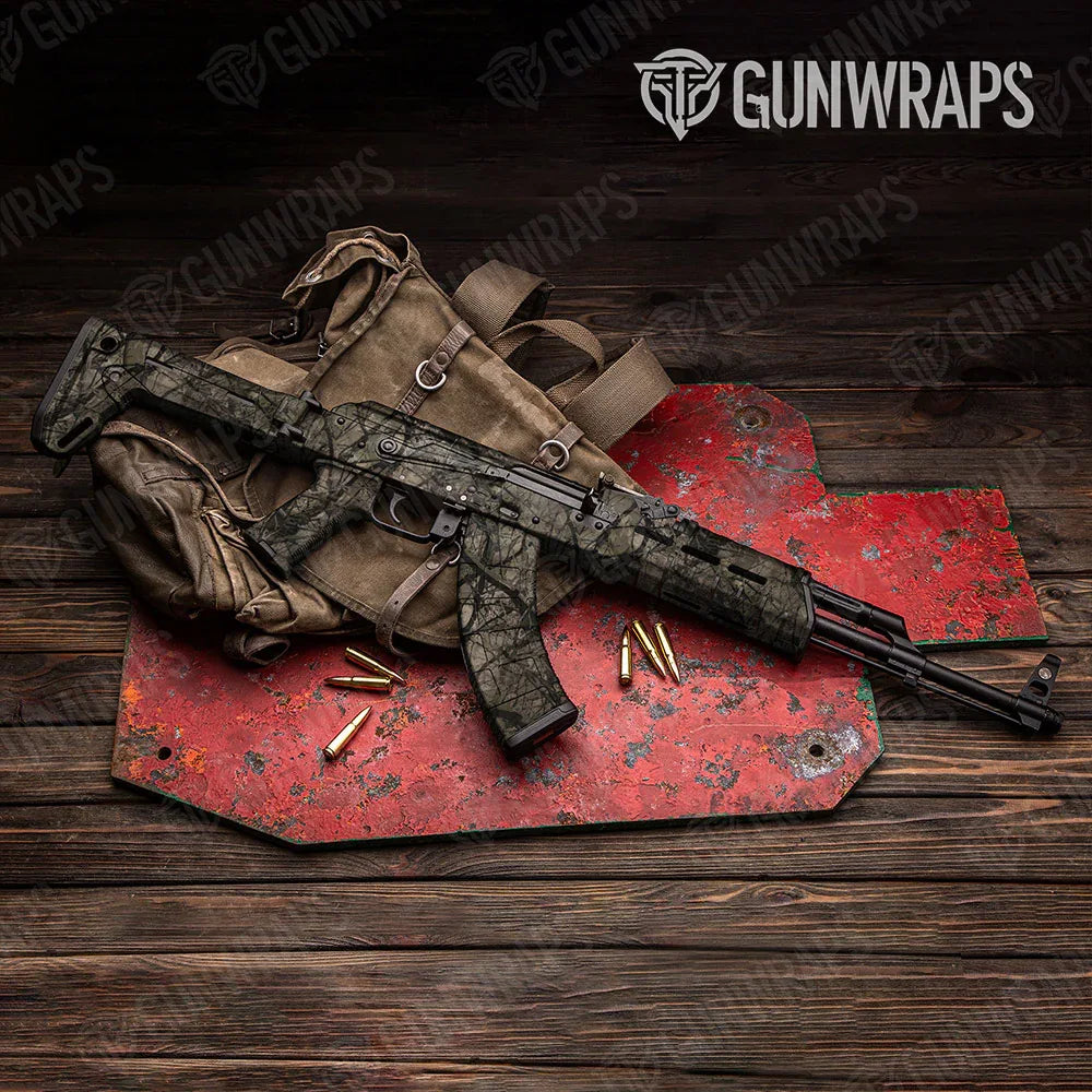 Substrate Shrub Stalker AK-47 Gun Skin Vinyl Wraps