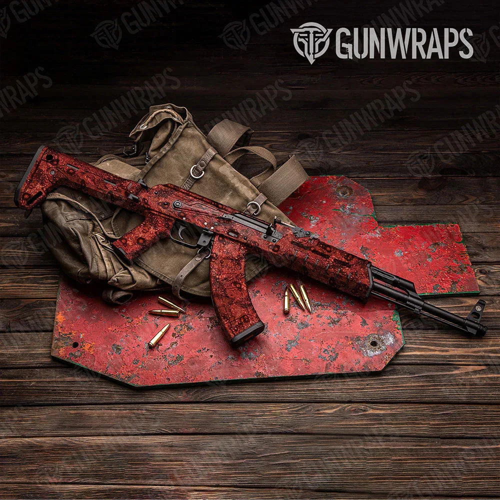 Toadaflage Red AK-47 Gun Skin Vinyl Wraps