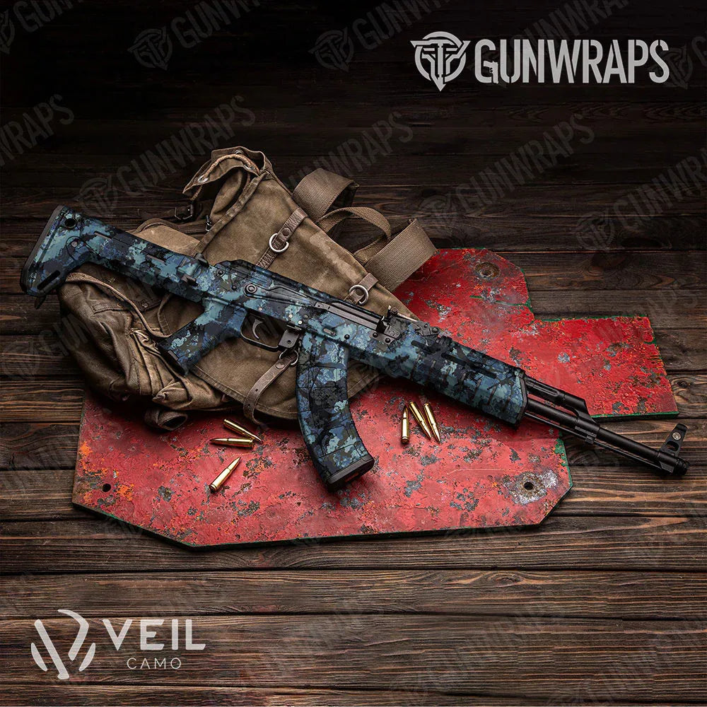 Veil Stoke Poseidon AK-47 Gun Skin Vinyl Wraps