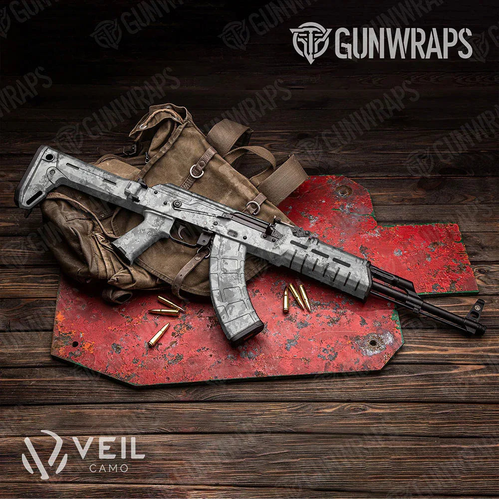 Veil Stoke Whiteout AK-47 Gun Skin Vinyl Wraps