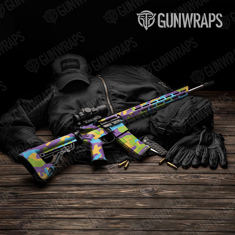 Classic Carnival AR-15 Gun Skin Vinyl Wraps