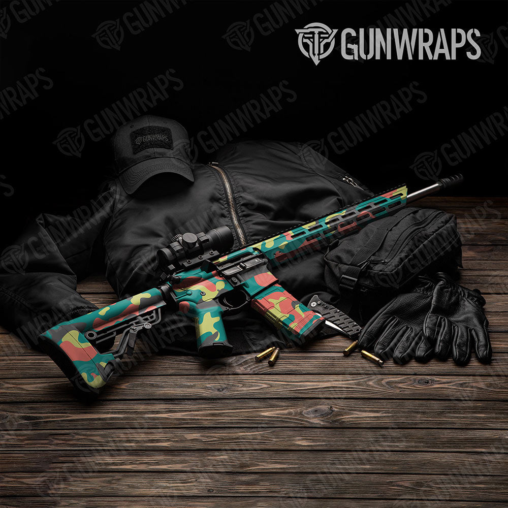 Classic Fiesta AR-15 Gun Skin Vinyl Wraps