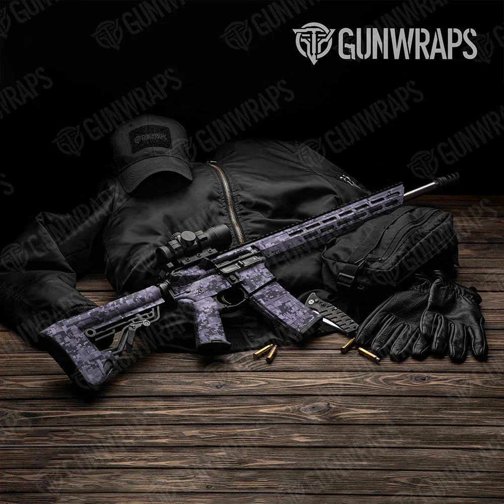 Digital Lilac AR-15 Gun Skin Vinyl Wraps
