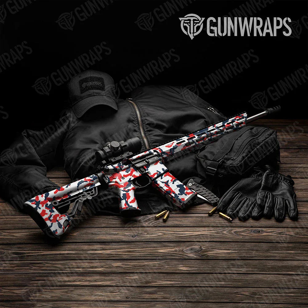 Erratic America AR-15 Gun Skin Vinyl Wraps