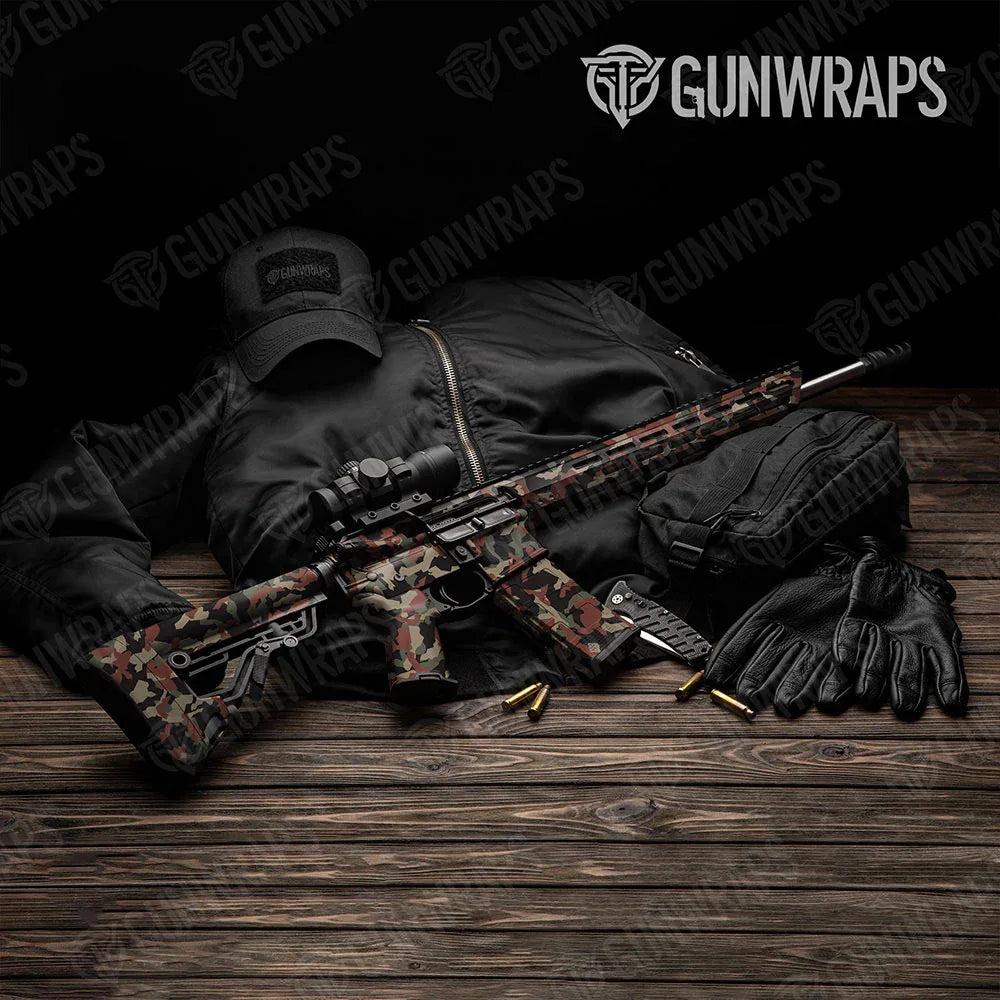 Erratic Militant Copper AR-15 Gun Skin Vinyl Wraps