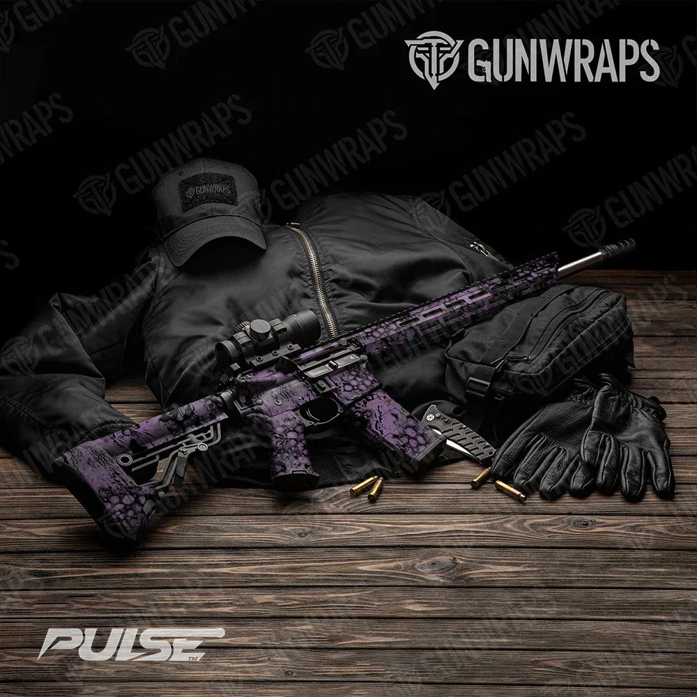 Pulse Galaxy AR-15 Gun Skin Vinyl Wraps