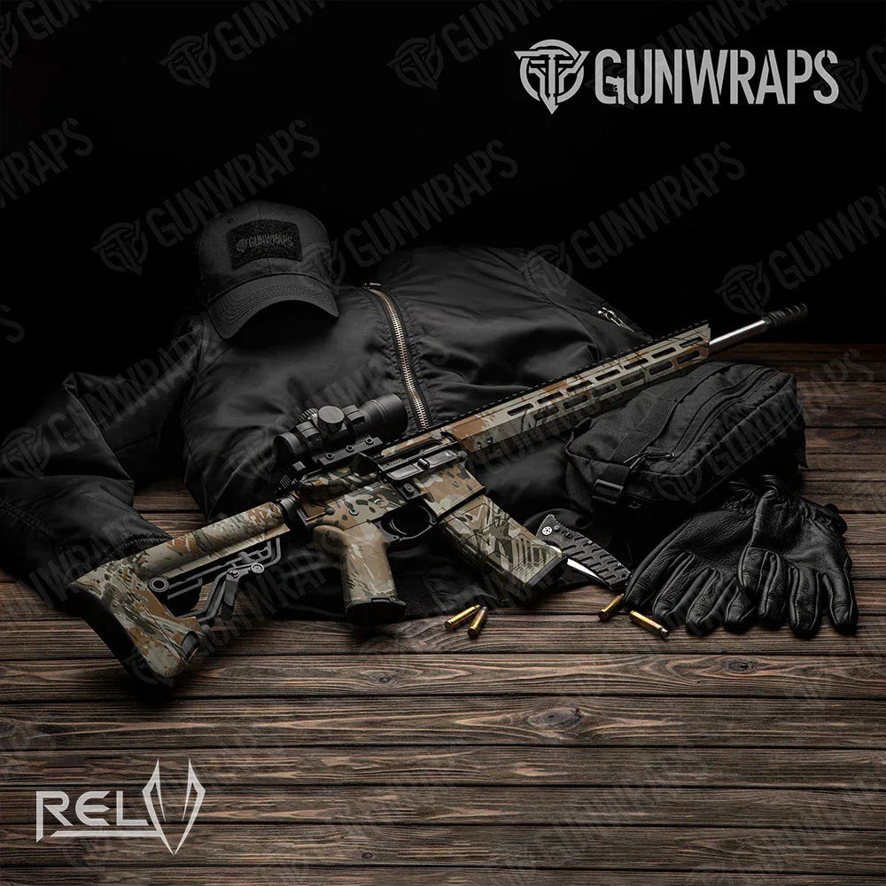 RELV Copperhead AR-15 Gun Skin Vinyl Wraps