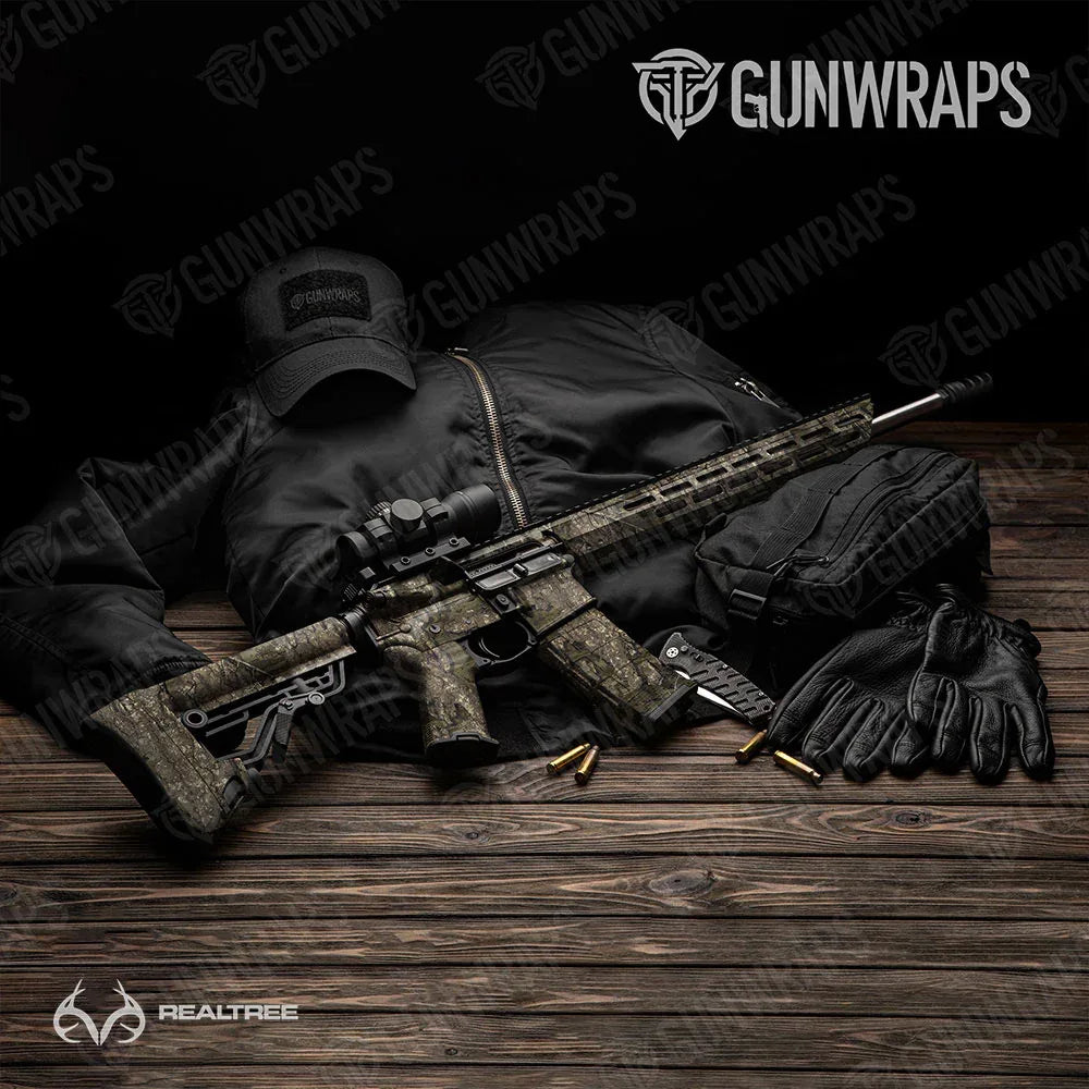 Realtree Nature Timber AR-15 Gun Skin Vinyl Wraps