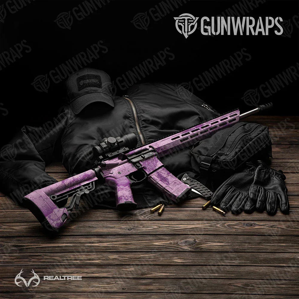 Realtree XTREME Passion Pink AR-15 Gun Skin Vinyl Wraps