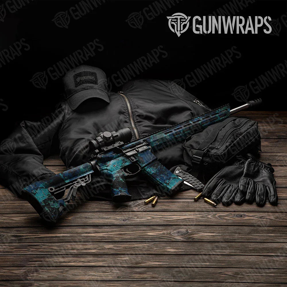 Substrate Shipwreck AR-15 Gun Skin Vinyl Wraps