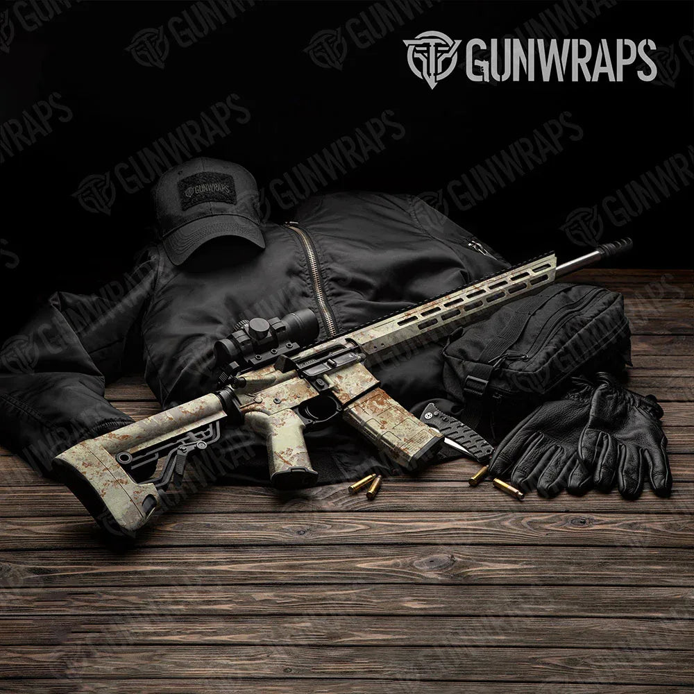 Substrate Simpson Desert AR-15 Gun Skin Vinyl Wraps
