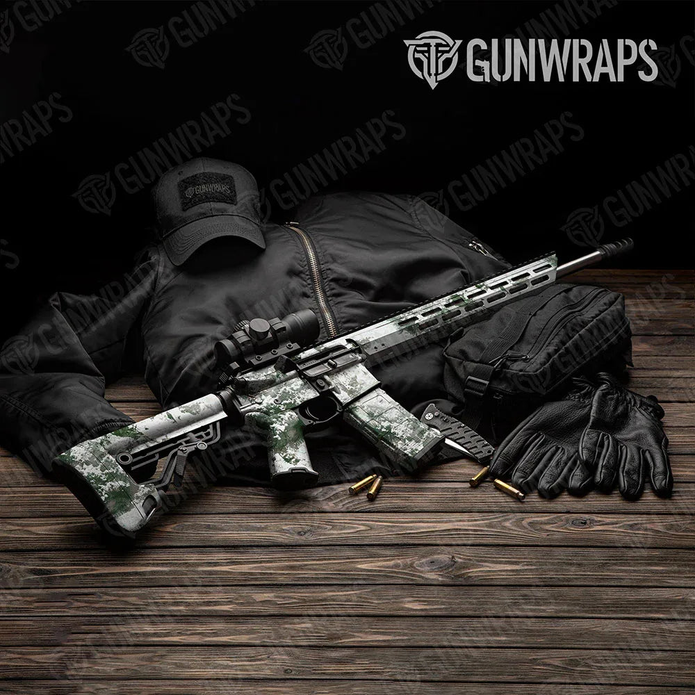 Substrate Snow Spruce AR-15 Gun Skin Vinyl Wraps
