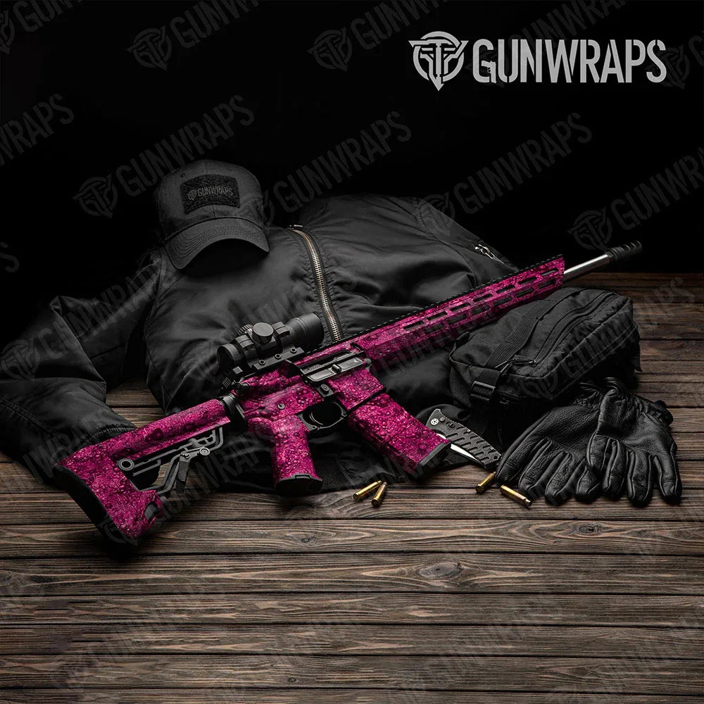 Toadaflage Magenta AR-15 Gun Skin Vinyl Wraps