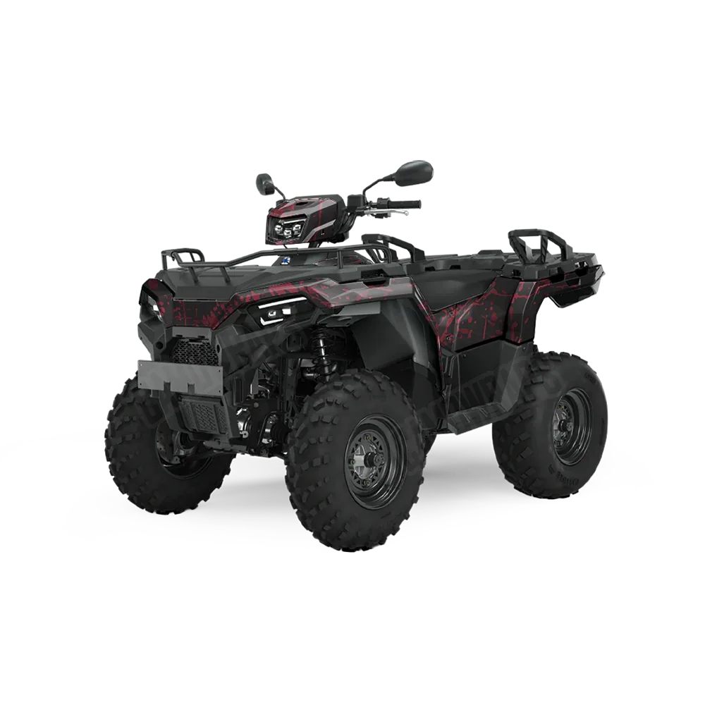 Bloodbath Black ATV Wraps