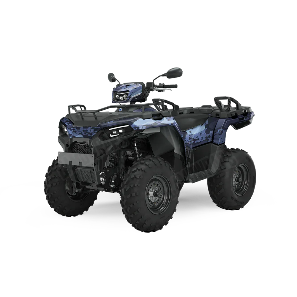 Compound Blue Urban Night ATV Wraps
