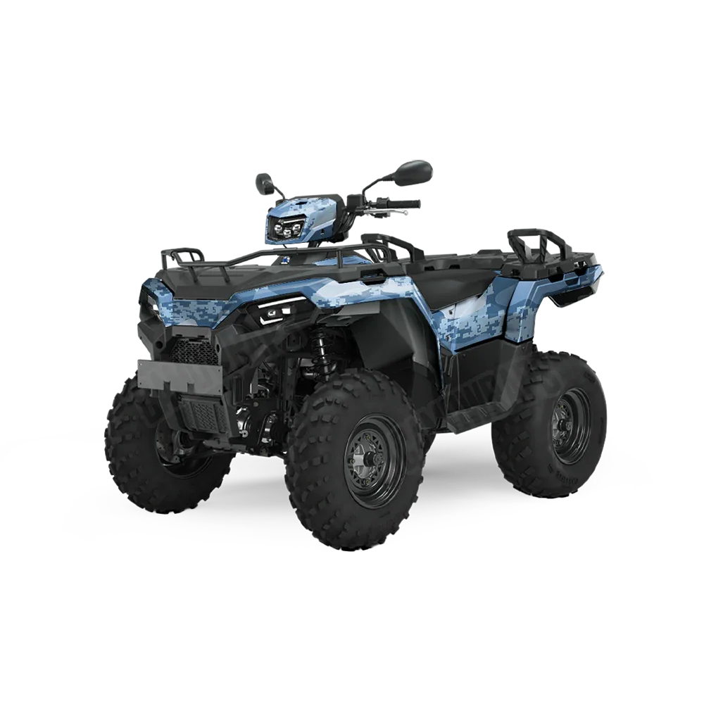 Compound Cool Blue ATV Wraps