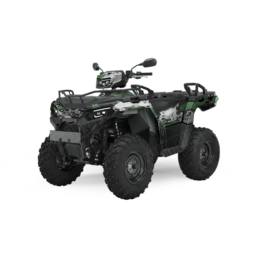 Compound Green Tiger ATV Wraps