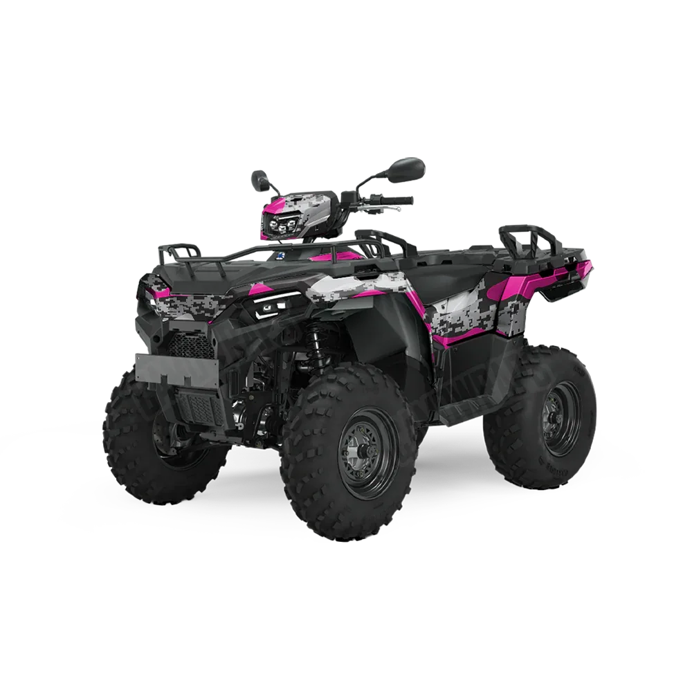 Compound Magenta Tiger ATV Wraps