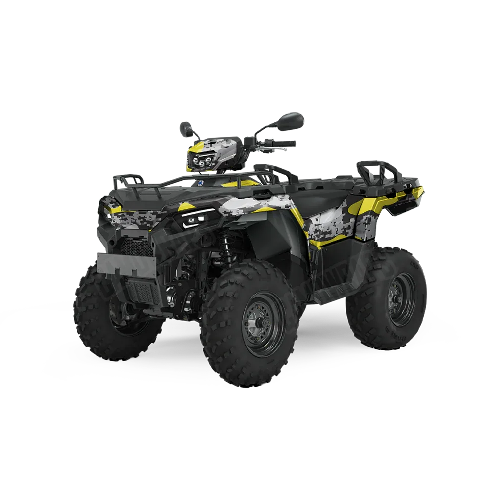 Compound Yellow Tiger ATV Wraps