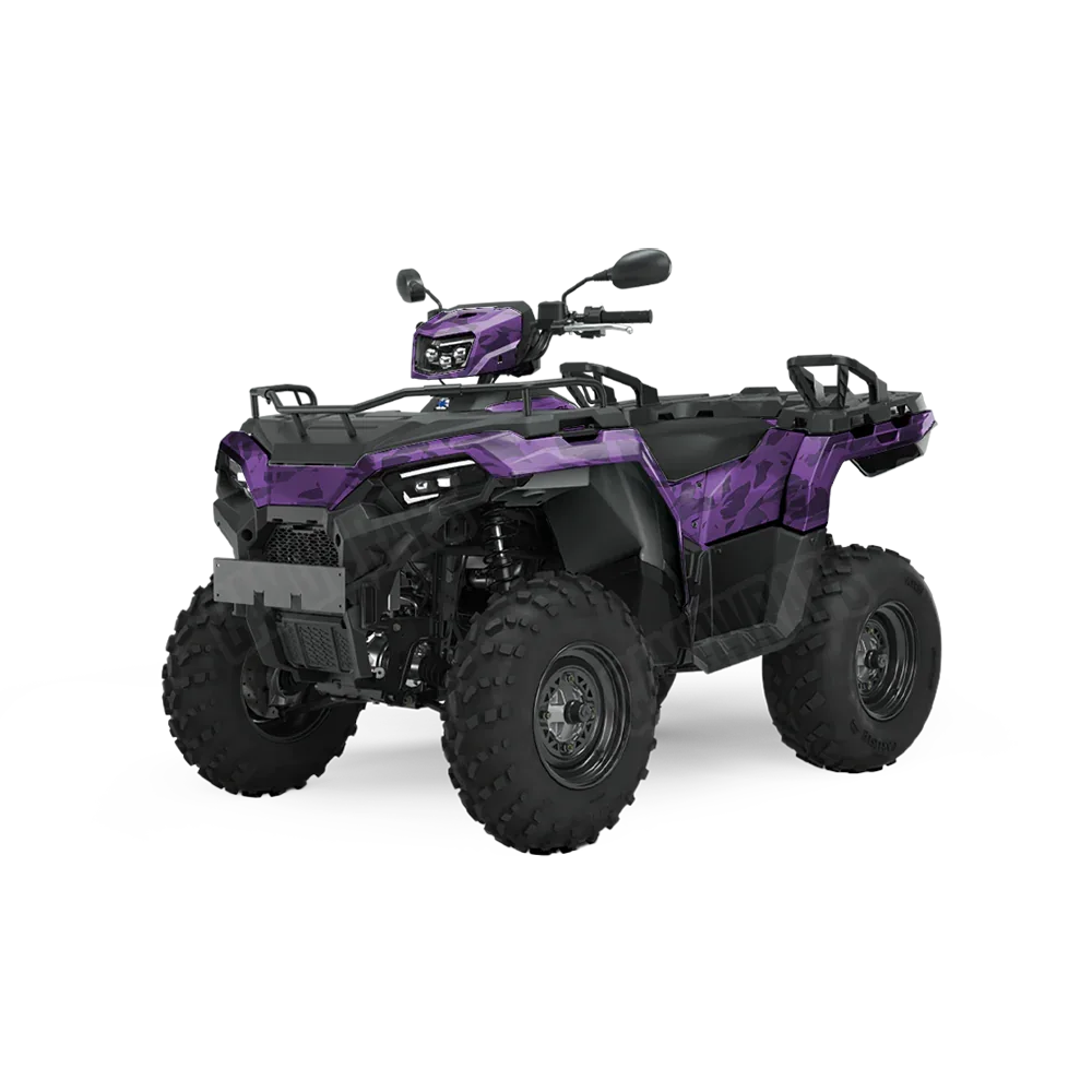 Crystal Elite Purple ATV Wraps