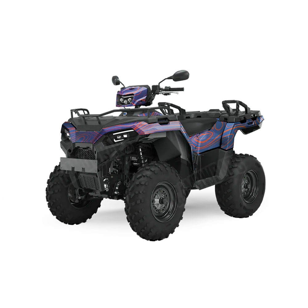 Damascus Fire And Ice ATV Wraps