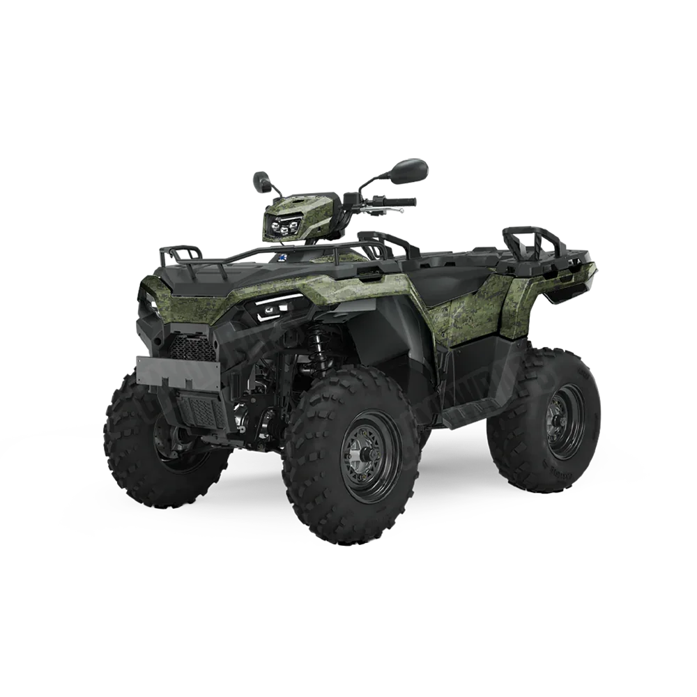 Digital Army Green ATV Wraps