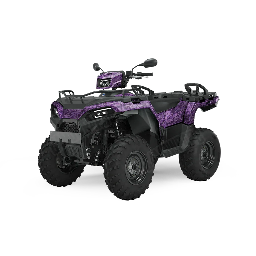 Digital Elite Purple ATV Wraps