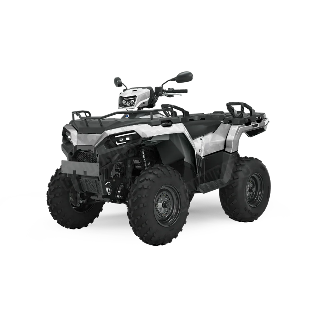 Erratic Elite White ATV Wraps