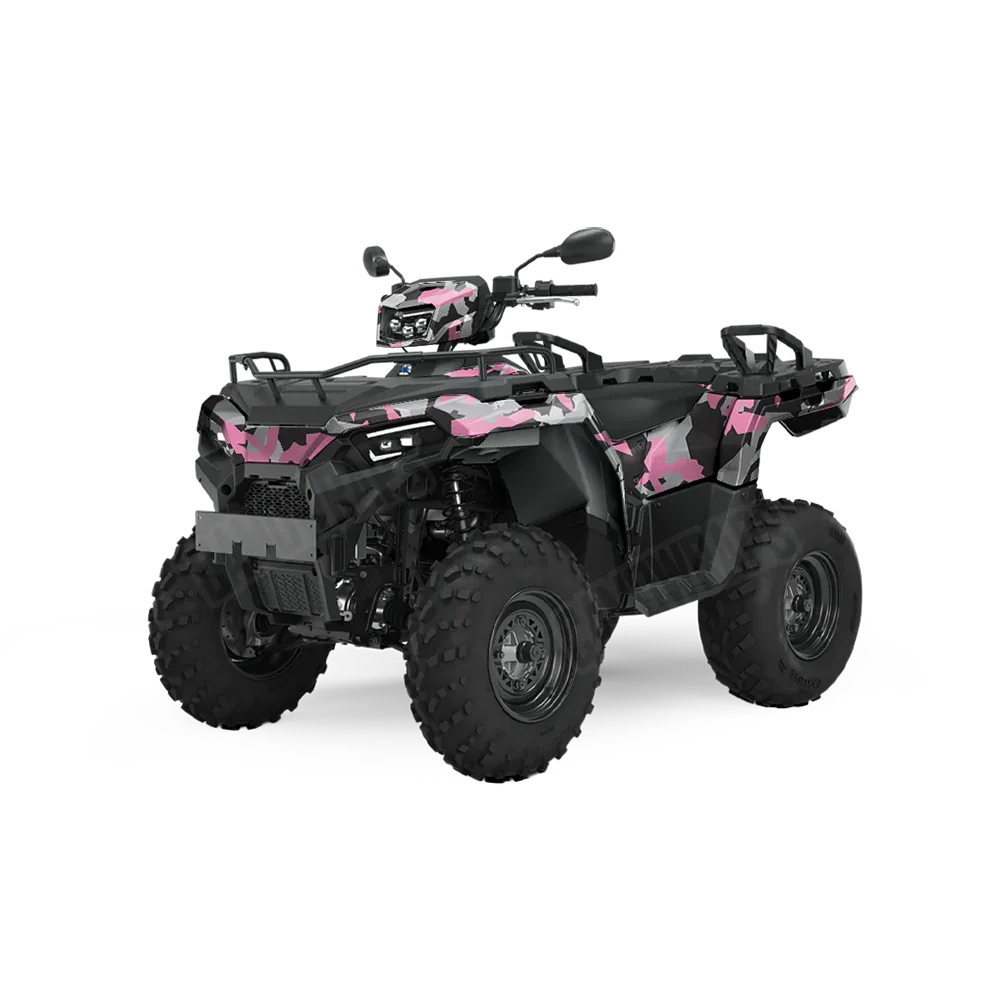 Erratic Pink Tiger ATV Wraps