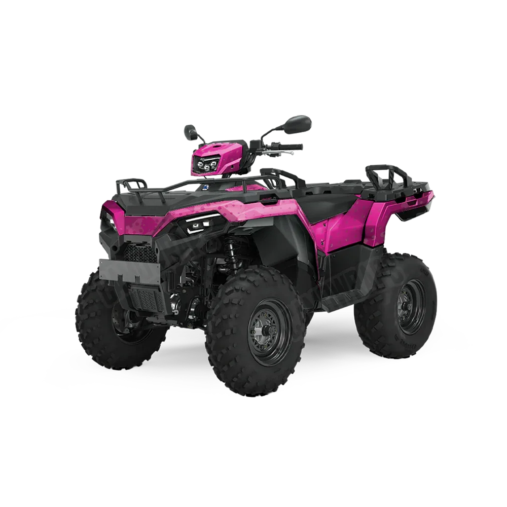 Halftone Splatter Elite Magenta ATV Wraps